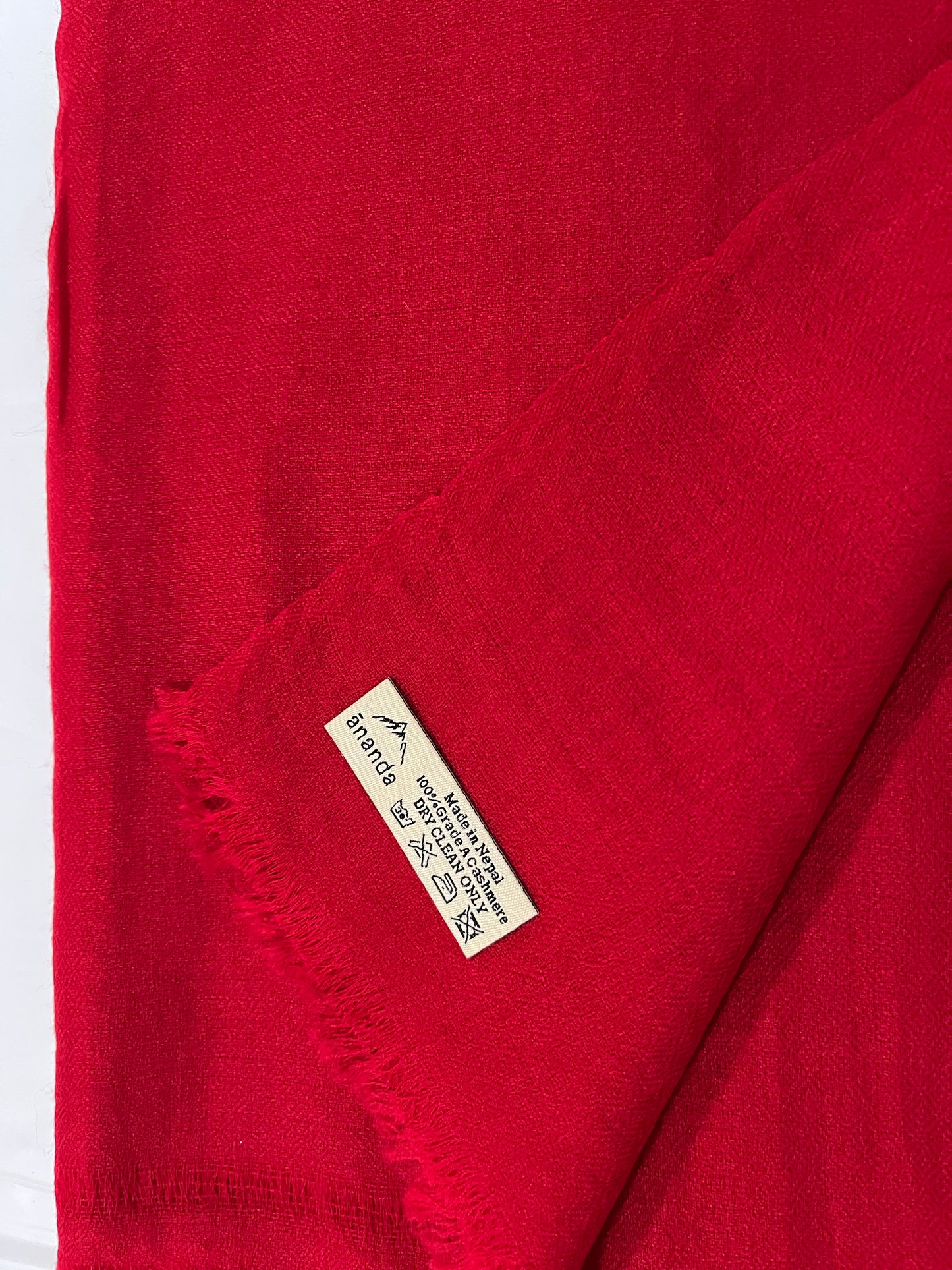 Finest Cashmere Stole - Scarlet Red