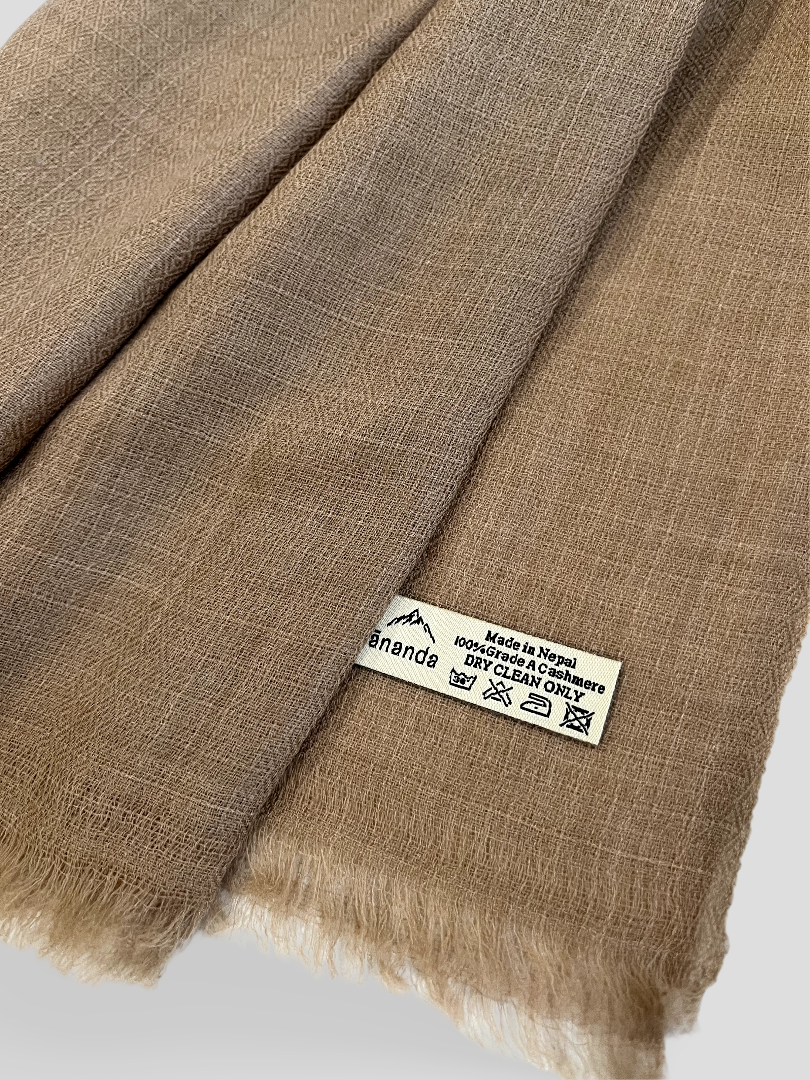 Finest Cashmere Stole - Arabian Camel – ānanda